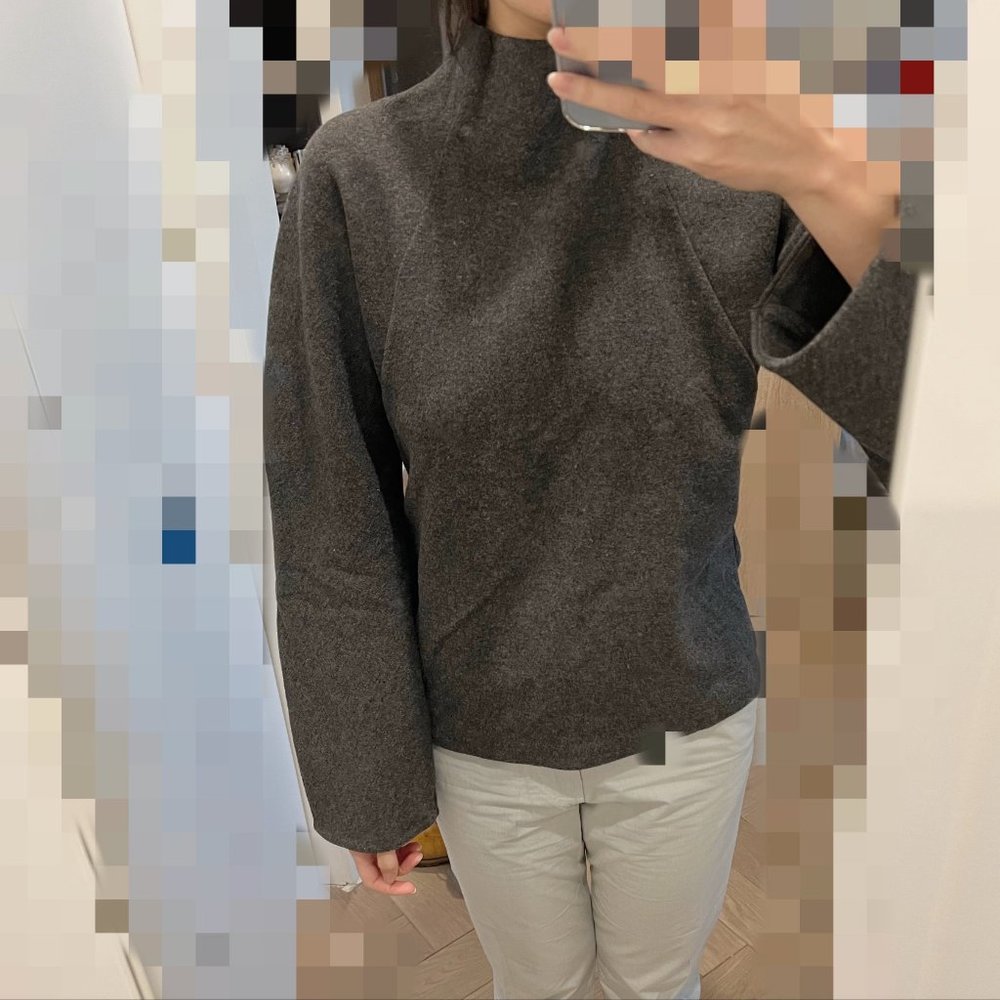 SOLD COS Wool Blend Zip Sweater